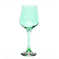 GENERICO - Set X4 Copas Vino 410ml verde esmeralda