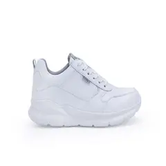 RABBIT - Zapatilla Escolar Casual JOSE-2512 Blanco Cuero