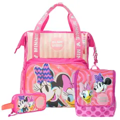 DISNEY - SET MOCHILA DE MINNIE ROSADO