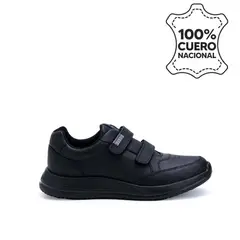 RABBIT - Zapatilla Escolar Casual ALEX-056 NEGRO Cuero