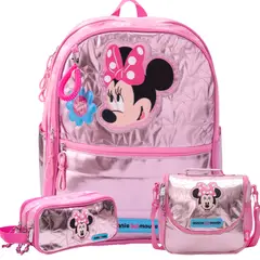 DISNEY - SET MOCHILA DE MINNIE PINK