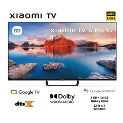 XIAOMI - TELEVISOR 55 UHD 4K SMART GOOGLE TV A PRO