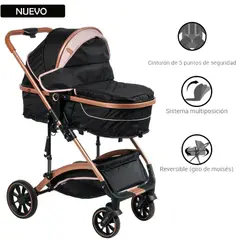 EBABY - Coche para Bebes SUNDANCE EB-157 Rosado