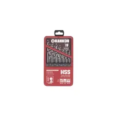 RANKOR - Juego De Brocas Para Metal X 19pzs 110 Mm Hss- Co