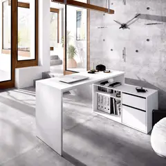 VENTITAS HOME - Escritorio Moderno Arantxa Blanco