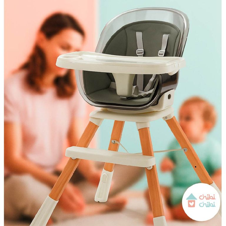 Silla de comer 360 grados - Gris