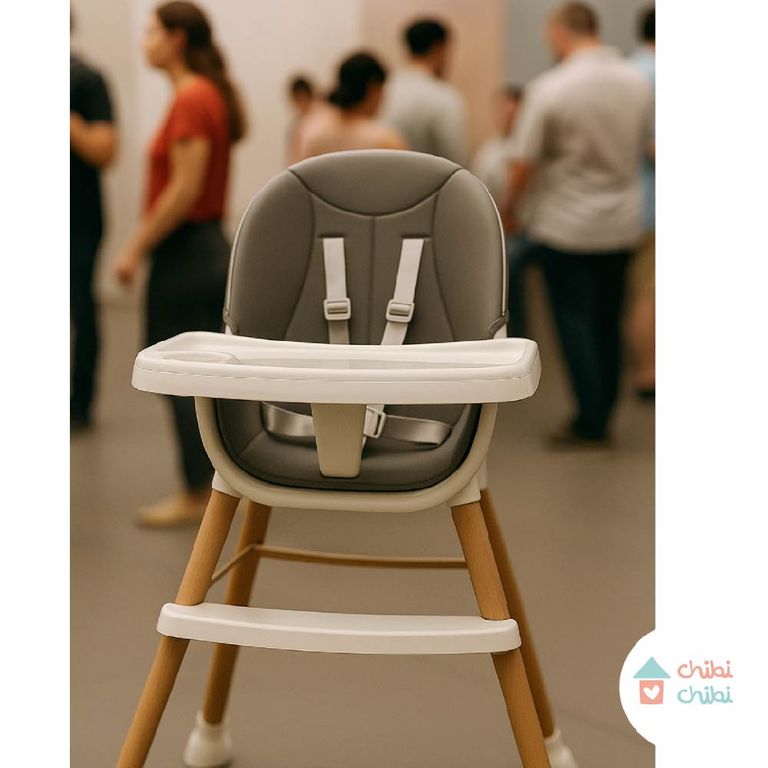 Silla de comer 5 en 1 - Gris