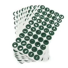 GENERICO - Pack de 300 Anillos Aislantes Para Proteccion de Baterias 21700