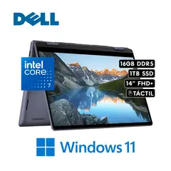 INSPIRON 14 2EN1 INTEL CORE 7 150U 16GB DDR5 1TB SSD 14" FHD TACTIL W11
