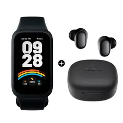 XIAOMI - Combo Watch 9 active + Audífonos Redmi Buds 6 Play - Negro
