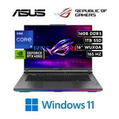 ROG STRIX G16 G614JV-AS94 CORE I9 13980HX 5.6GHZ 16GB DDR5 1TB SSD 16" WUXGA RTX 4060 8GB