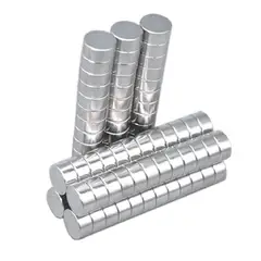 GENERICO - Iman De Neodimio Modelo Disco 10mmx5mm Pack 10 unds