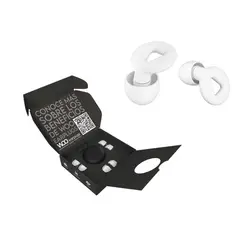 WOO EARPLUGS - Zen Tapones Auditivos Reutilizables 30db - Blanco