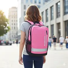 GENERICO - Mochila Deportiva Rosada