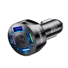 GENERICO - Cargador Cenicero Para Auto 4 Usb 48w QC 3.0