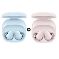 REDMI - Combo x2 Audífonos Bluetooth Buds 6 Play 36hrs - Rosado + Azul