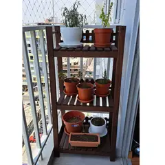 GENERICO - ESTANTE DE MADERA EN 03 NIVELES