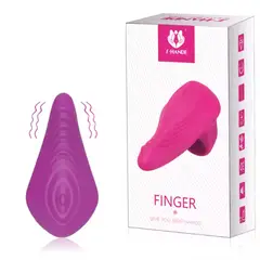 GENERICO - Vibrador de dedo para estimulacion-Morado