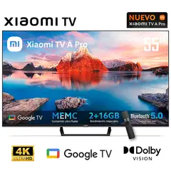 XIAOMI - TELEVISOR SMART TV UHD 4K 55 A PRO GOOGLE
