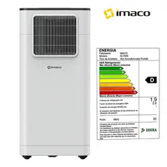 IMACO - Aire Acondicionado Portátil Digital 6500BTU