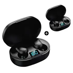 OEM - Pack x2 Audífonos Bluetooth E7S - Negro