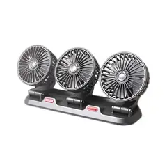 GENERICO - Ventilador 360° para Auto con Base Giratoria 24v