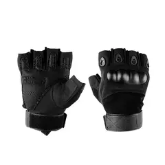 GENERICO - Guantes Tácticos Mitones Moto Gym Bicicleta Negro M