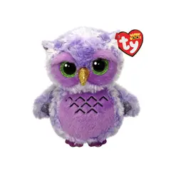 TY - PELUCHE BEANIE BOOS OWLIVIA BÚHO VIOLETA REGULAR 37364