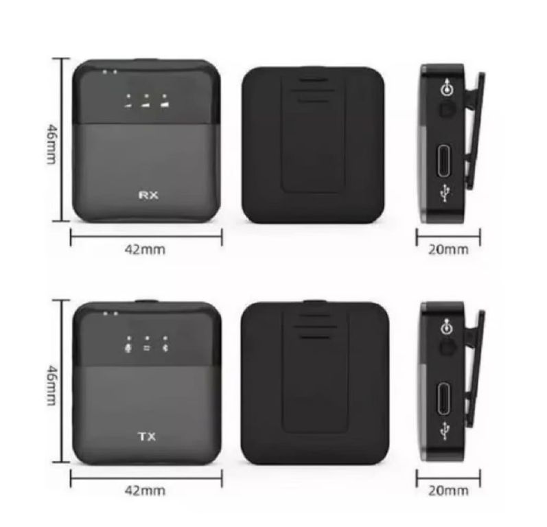 Micrófono Inalámbrico Dual 2en1 Tipo Lightning- SX9 iphone