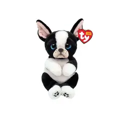 TY - PELUCHE BEANIE BELLIES TINK PERRO NEGRO-BLANCO REGULAR 41054
