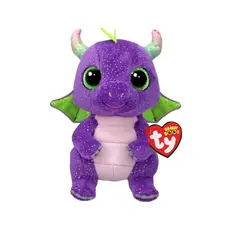 TY - PELUCHE BEANIE BOOS DAPHNE DINOSAURIO VIOLETA REGULAR 37362
