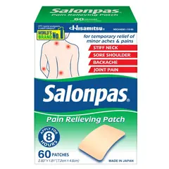 GENERICO - Parche Americano Para Dolores Musculares 60 Parches – Salonpas