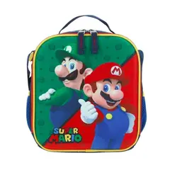 NINTENDO - LONCHERA AZUL MARIO BROS BROS Y LUIGI