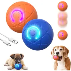 GENERICO - Pelota Inteligente para perros, Juego 2 Unidades, d52mm.