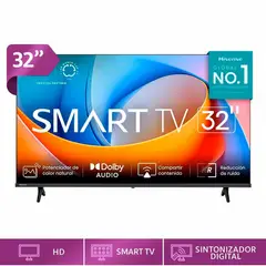 HISENSE - Televisor 32” HD Smart TV VIDAA 32A4k