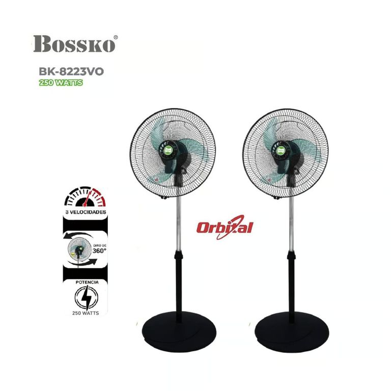 Ventilador Orbital 2 En 1 BK-8223VO De 16 250w CAJA 2UNID