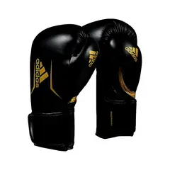 ADIDAS - GUANTES BOXEO SPEED 100 BLACK/GOLD 14OZ