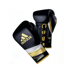 ADIDAS - GUANTES BOXEO 500 PRO BLACK 12 OZ