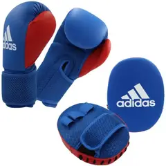 ADIDAS - KIT 2 DE BOXEO NIÑO BLUE/RED XS