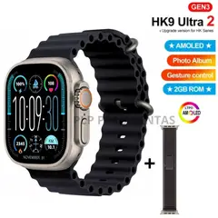 OEM - Smartwatch Hk9 Ultra 2 Serie 9 Amoled 2GB Chat GPT Negro