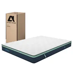 ATMA - Colchón One En Caja 2 Plazas 3 Capas De Espuma 20 Cm
