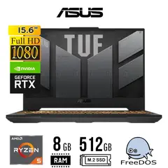 ASUS - LAPTOP TUF Gaming A15 FA506 15.6" FHD AMD Ryzen 5 7535HS 8GB 512GB SSD RTX 3050 4GB FREEDOS