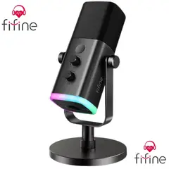 FIFINE - Microfono Dinamino AM8 BLACK