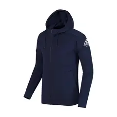 ADIDAS - JACKET TRACK CCAPUCHA Y CREMALLERA BLUEWHITE SMALL