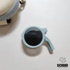 LUCALAND - Lentes de sol circular plegables de colores