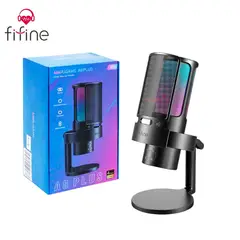 FIFINE - Micrófono A8 PLUS BLACK