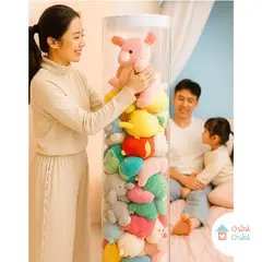 CHIBI CHIBI - Tubo para juguetes blanco - 120cm