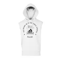 ADIDAS - SUDADERA C/CAPUCHA S/MANGA COMMUNITY 21 WHITE/BLACK S