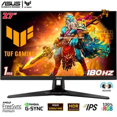 ASUS - Monitor TUF Gaming VG27AQ3A 27 WQHD IPS 180HZ 1MS HDR10.
