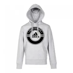 ADIDAS - SUDADERA CON CAPUCHA GREYBLACK X-LARGE